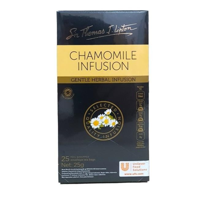 

TERBARU LIPTON TEA BAG TEH KEMASAN CELUP CHAMOMILE EARL ENGLISH GREEN SACHET !!!!!