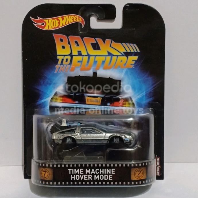 hot wheels premium back to the future time machine hover mode