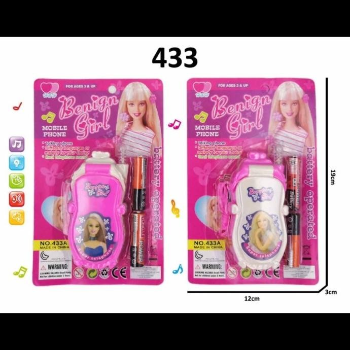 mainan anak perempuan hp lipat - mainan handphone lipat anak