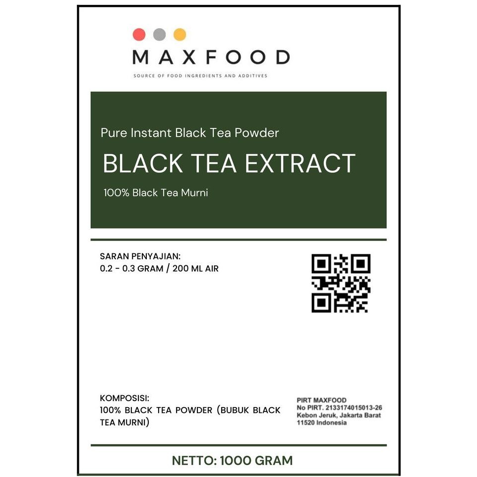 

TERBARU [1KG] BLACK TEA POWDER INSTANT / INSTANT TEA POWDER !!!!!