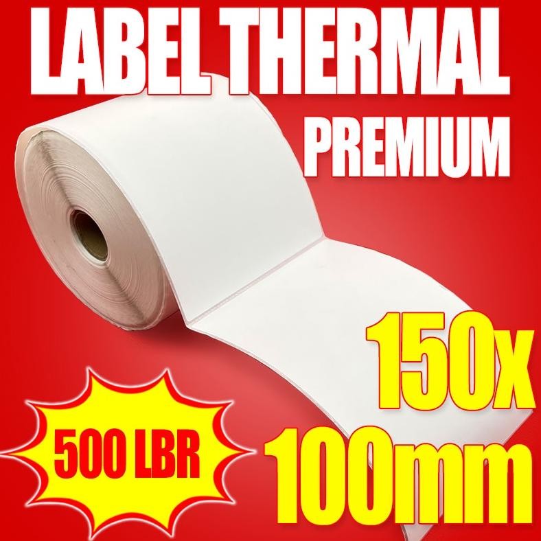 

SPECIAL Label Thermal 100x150mm Roll / Sticker Label Barcode Isi 500pcs Premium fg-87