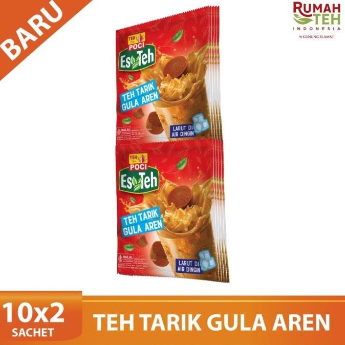 

TERBARU INSTANT POWDER ES TEH POCI TEH TARIK GULA AREN 10PCS X 2 + HADIAH !!!!!