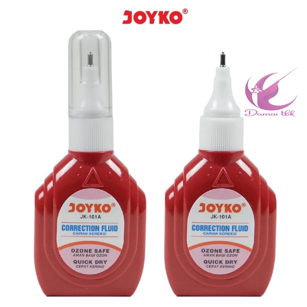 

Correction Fluid Merek Joyko / Tipe X Cair / Stipo Kertas Merek Joyko JK-101A