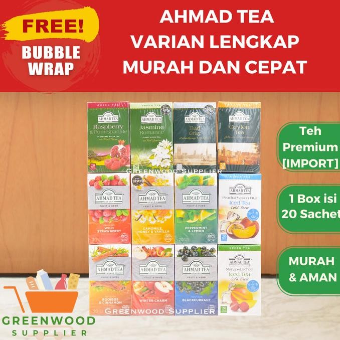 

NEW PRODUK AHMAD TEA ROOIBOS & CINNAMON INFUSION - 20 TEA BAGS !!!!!