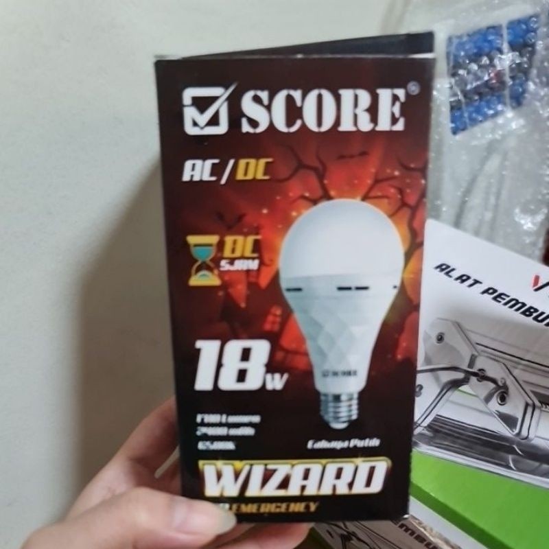 Magic Lamp SCORE WIZARD / Lampu emergency Led ajaib bohlam lampu listrik