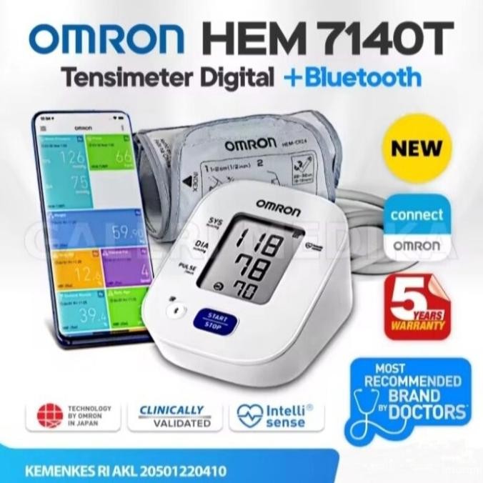 Tensimeter digital Omron HEM-7124 dan HEM-7140T1