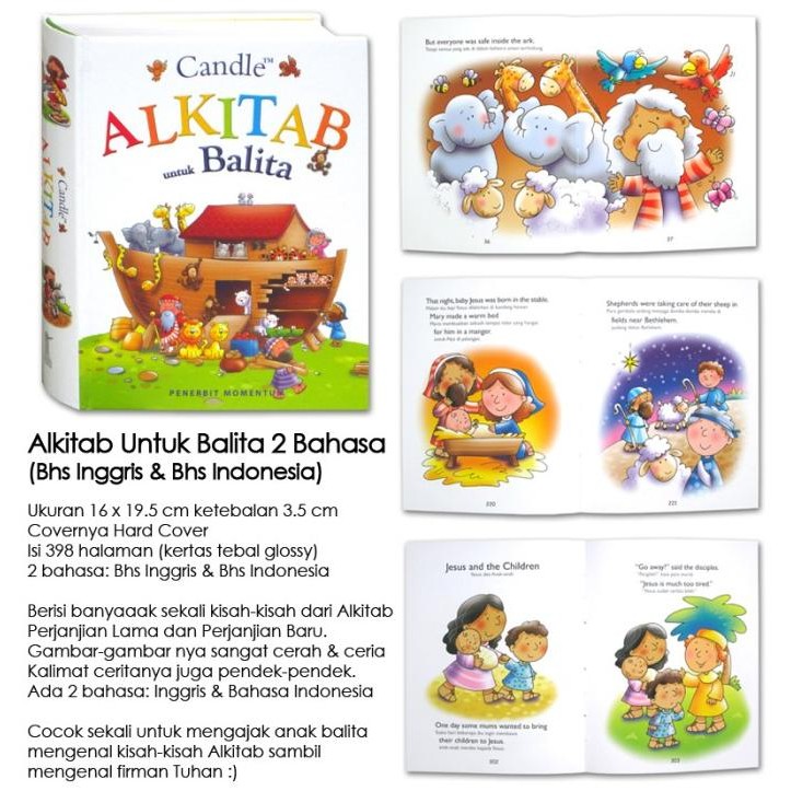 

Terlaris Alkitab Untuk Balita Buku Cerita Alkitab Anak Bahasa Indonesia Inggris Ready Stok