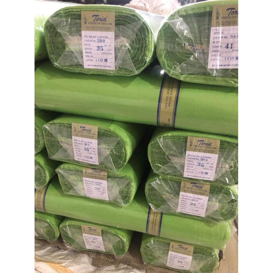 Kain American Drill Toria Grosir /Grosir Partai Amerikan Drill Toria Premium Berkualitas