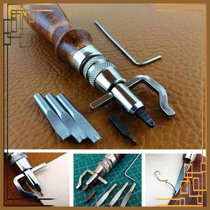 

[WMG] ALAT KERAJINAN KULIT Stitching Groover Creaser Beveler Puncher leather
