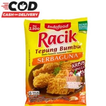 

Indofood Racik Tepung Bumbu Serbaguna Ayam Krispi 75 gr Tepung Bumbu
