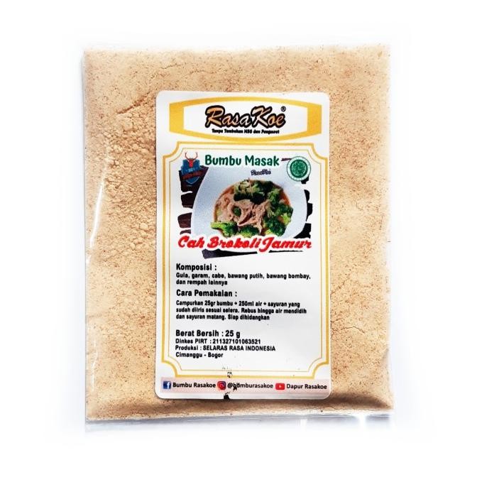 

[PER PCS] RASAKOE Bumbu Masak Cah Brokoli Jamur Non MSG