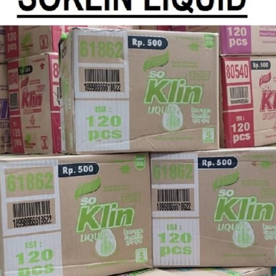 So Klin / Soklin Cair Sachet 1Dus / Karton All Varian (500)