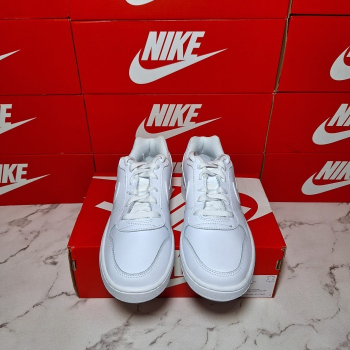 Baru Sepatu Nike Ebernon Low Womens Full White (Aq1779 100) Original Kekinian