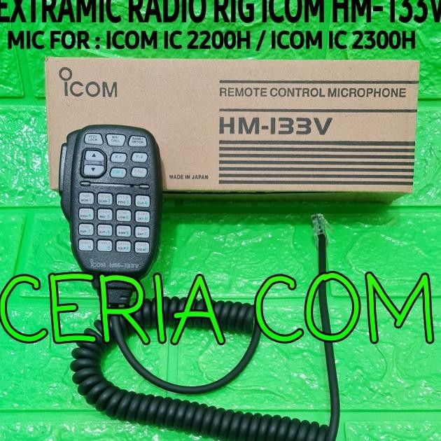Extra C Rig Icom 2300H 2200H Hm 133V Hm-133V Ptt Icom Ic 2300 2300H