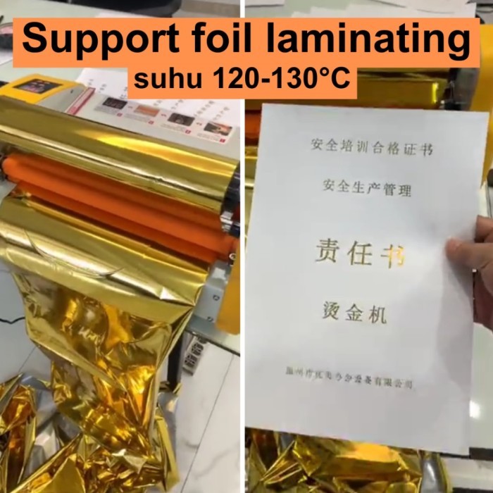 Mesin Laminasi Roll / Mesin Laminating Roll A3 A2 Grakitec