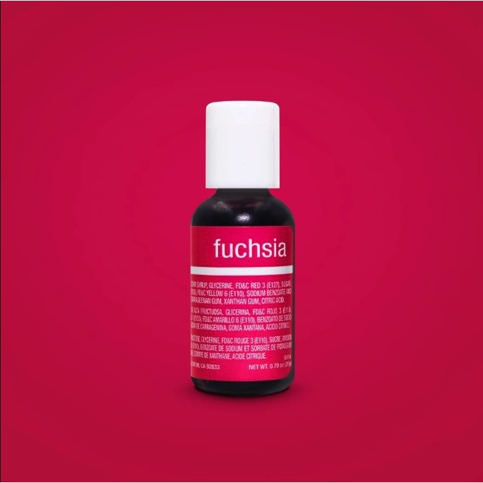

Fuchsia Fuschia Chefmaster Liqua-Gel Food Coloring 20 ml