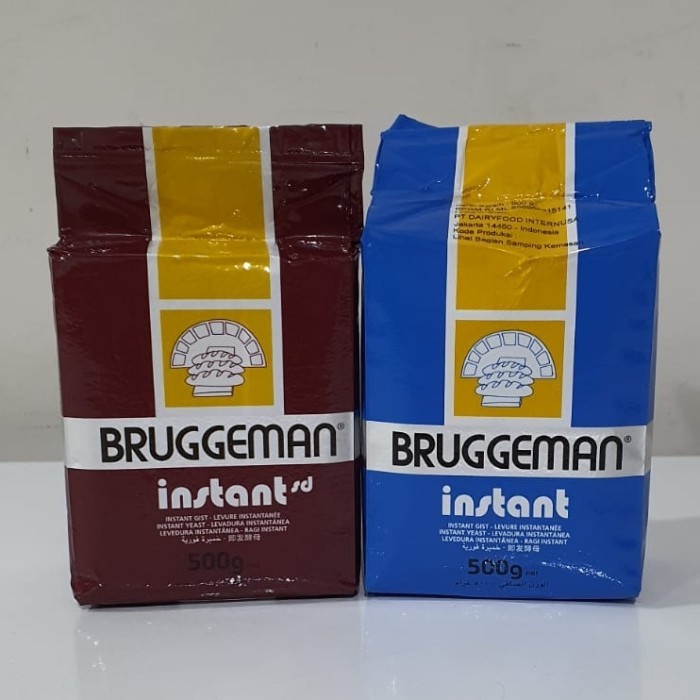 

Bruggeman Instant Yeast Blue Yeast Brown Ragi Instant 500Gr