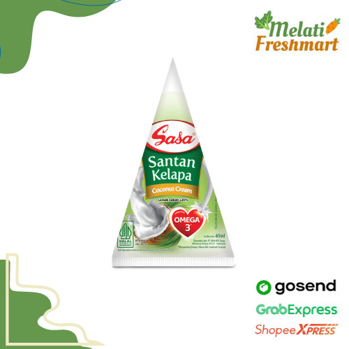 

Santan Sasa 65ml - Melati Freshmart