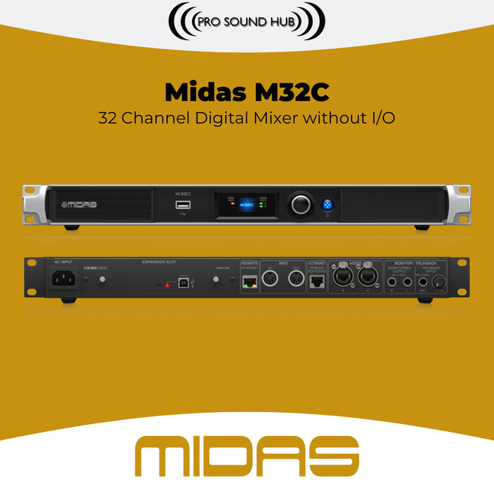 Midas M32C M32 C M-32 C Mixer Digital Processor Untuk S16 S32 Dl16 S32