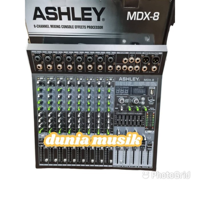 Mixer Ashley Mdx8 Mdx 8 Mdx Original Ashley