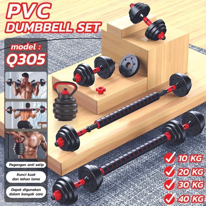 Ready Dumbbell PVC Twin Pack Dumbbell pair weight lifting 10 kg