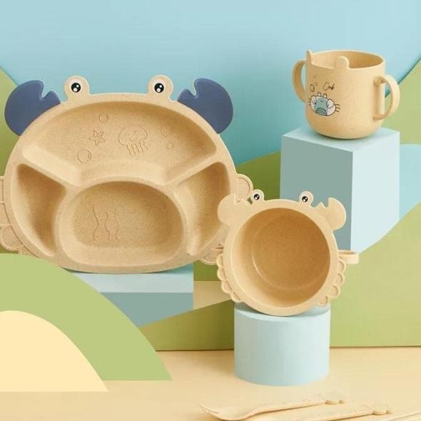 Tempat Makan Anak Gambar Lucu Set Piring Anak Set Perlengkapan