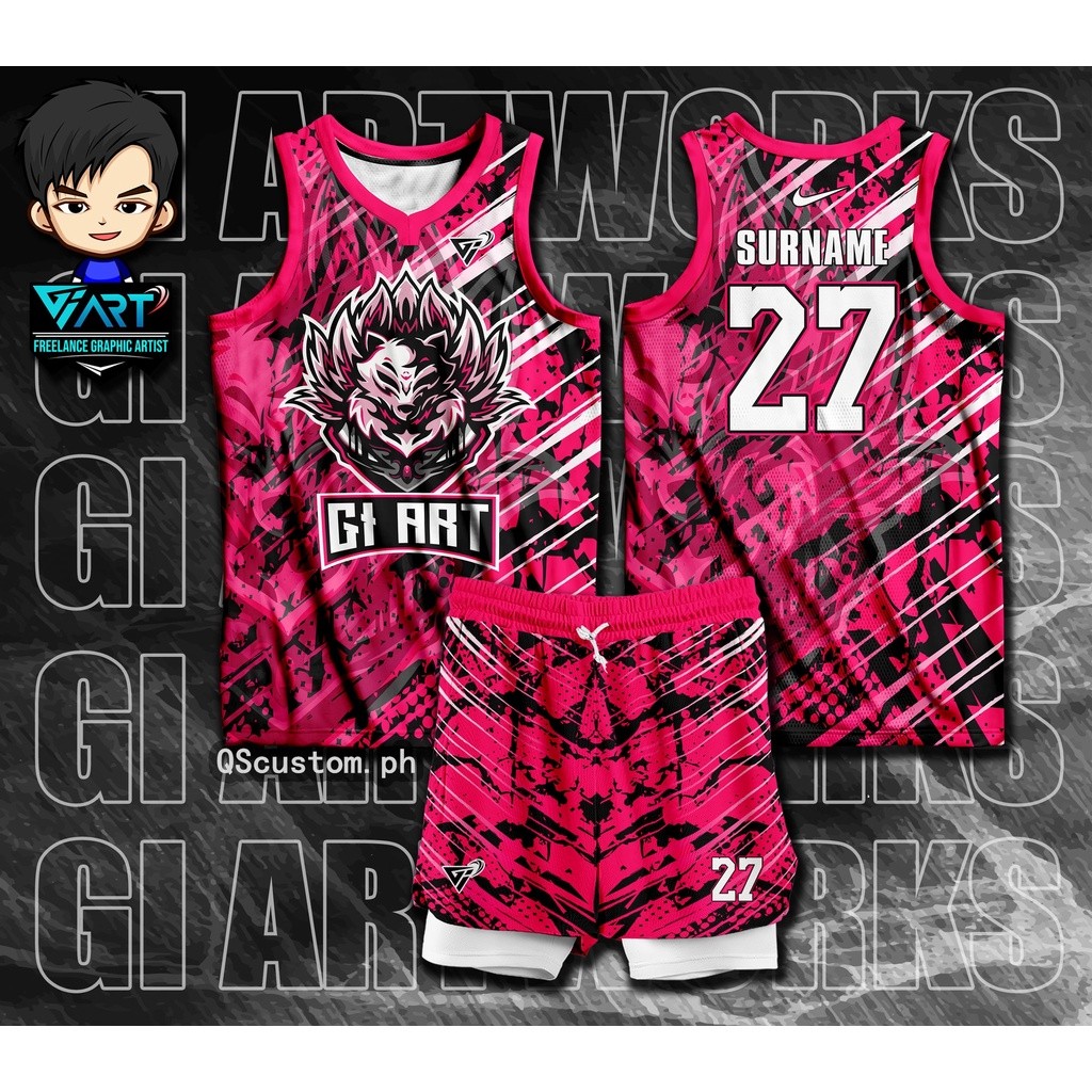 Minnesota Timberwolves Basketball Jersey Pink Set untuk Pria Wanita Gratis Nama dan Nomor Disesuaika