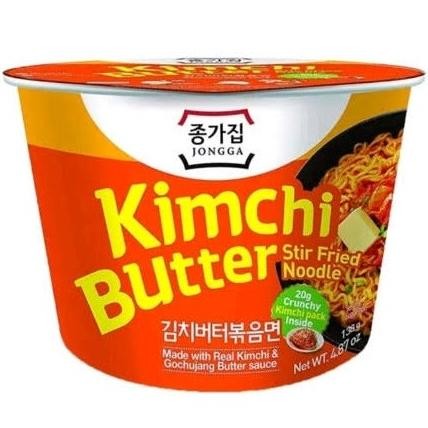 

[138gr] Jongga Kimchi Butter Noodle - Mie Instan + Kimchi Asli Korea