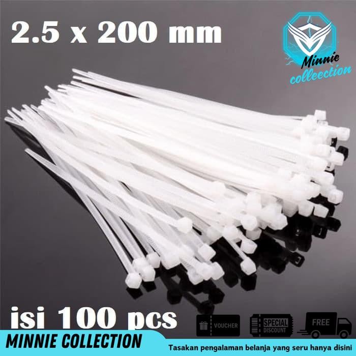 

KABEL TIES CABLE TIES KABEL TIS CABLE TIE KLIP 100 150 200 300 ISI 100 HOT DEAL