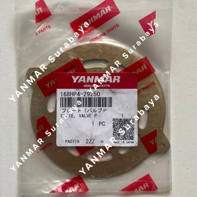 [YNM] VALVE PLATE P / PLAT HST YANMAR YH850 168HP4-29250 ORIGINAL