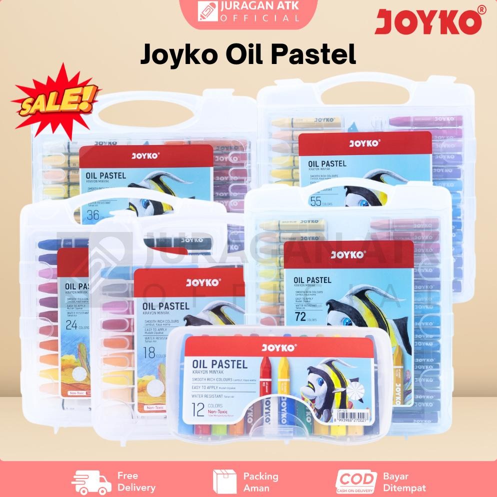 

Big Sale Oil Pastel Joyko Krayon Minyak Joyko 12S - 72S Murah