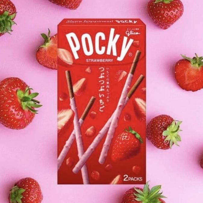 

Glico Pocky Tsubu Tsubu Strawberry Biscuit Sticks - Japan Edition