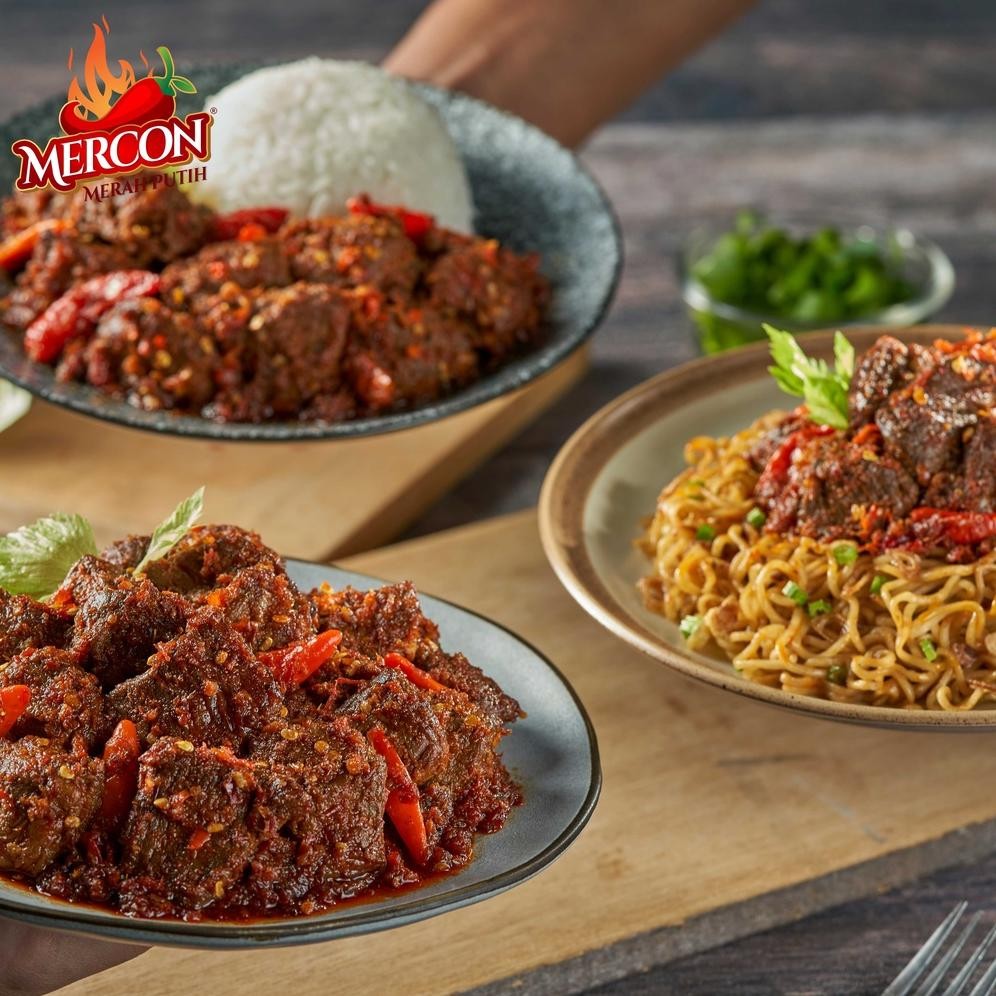 

Mercon Merah Putih - Set Trio Mercon || Oseng Mercon Daging + Cumi + Cakalang