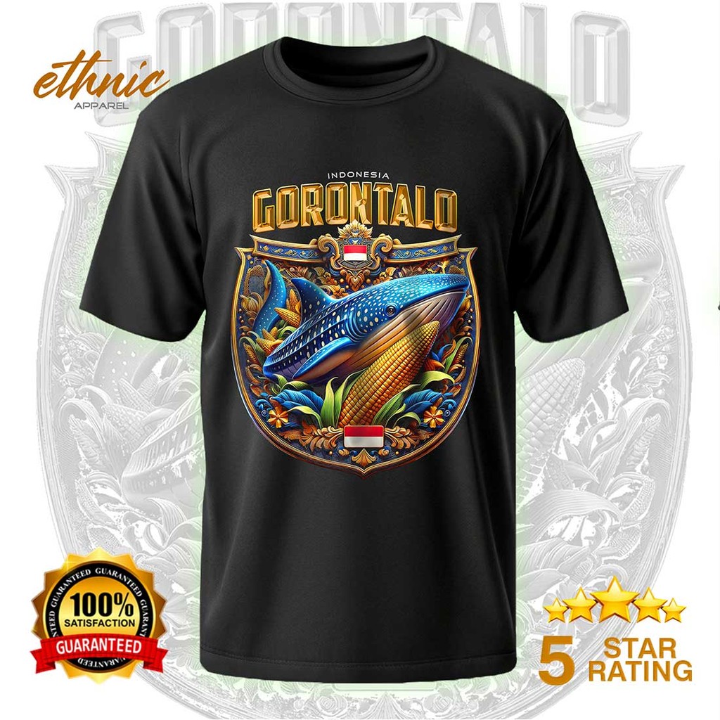 T-shirt Kaos Distro GORONTALO - GORONTALO - Premium Quality - GTOX5