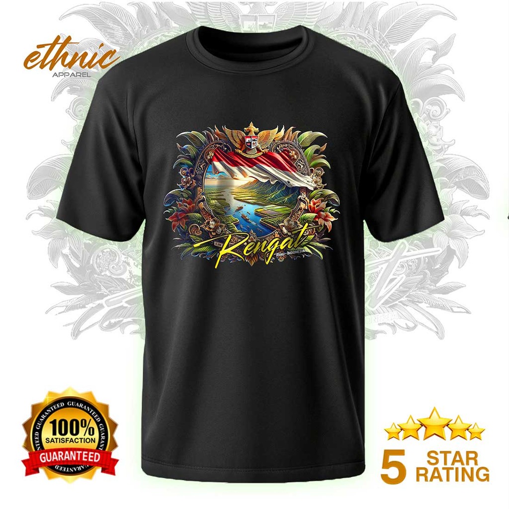 T-shirt Kaos Distro RENGAT - RIAU - Premium Quality - RGTX2