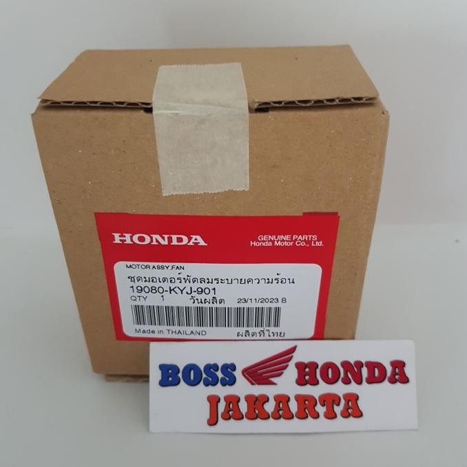 SPAREPART CBR 250R : 19080-KYJ-901 MOTOR KIPAS RADIATOR CBR 250 R / DINAMO MOTOR KIPAS RADIATOR / MO