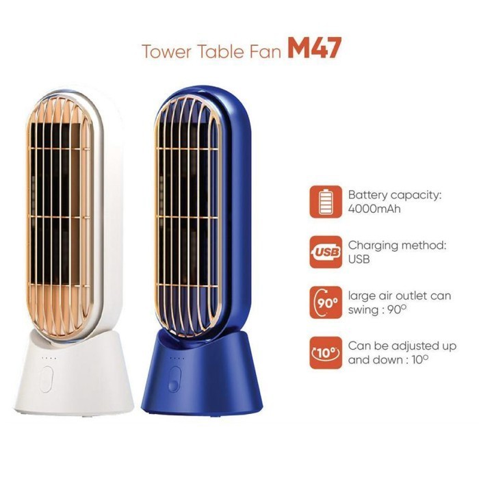NEW SERIES MUXIANG M47 FAN TOWER COOLING DEKSTOP KIPAS ANGIN MEJA