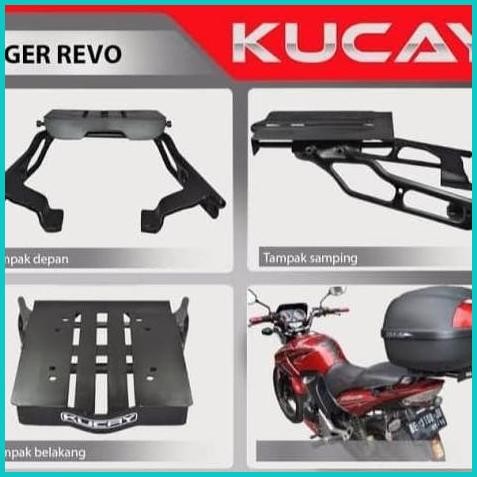 Bracket box motor kucay geser honda tiger revo tirev givi kappa shad