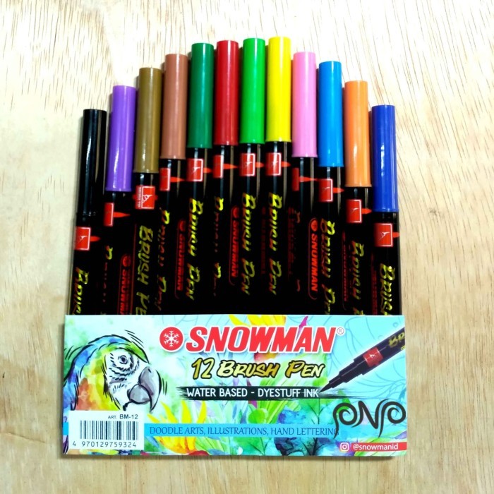 

Ba Snowman Brush Pen / Spidol Snowman / Snowman 12