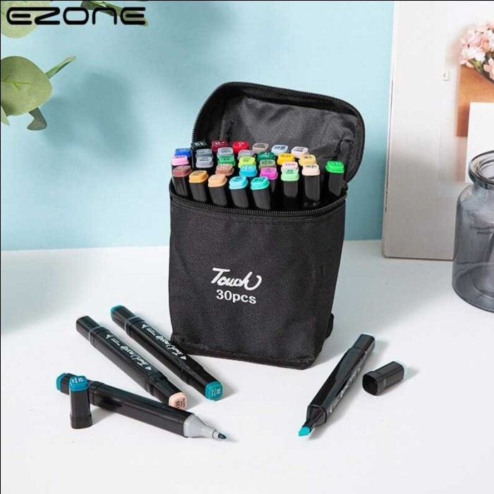

Ba Ezone Spidol Dual Side Fine Art Brush Pen Art Marker Set