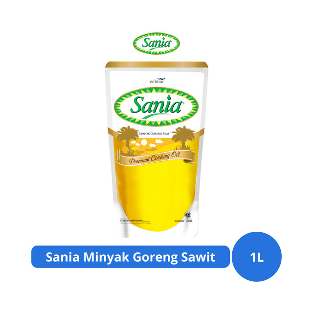 

Sania Minyak Goreng Sawit Premium Cooking Oil Pouch 1L