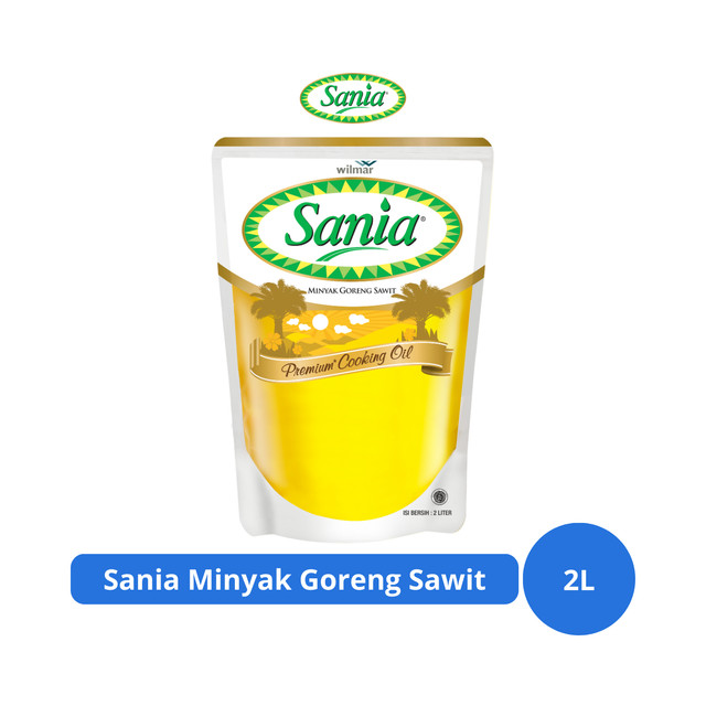 

Sania Minyak Goreng Sawit Premium Cooking Oil Pouch 2L