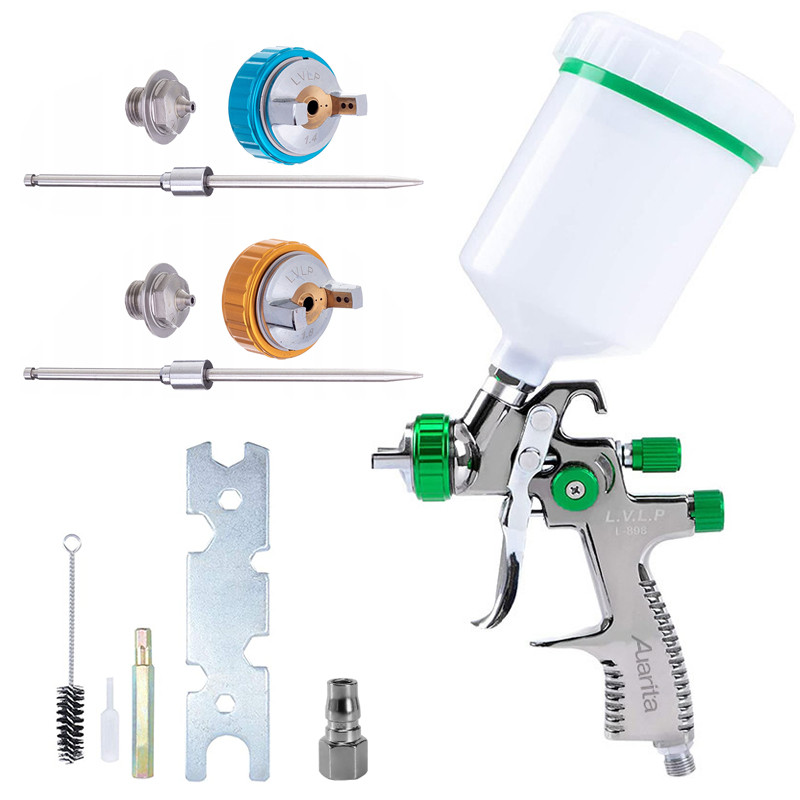 Auarita L898 Semprot Gun dengan 1,3/1.4/1.8mm nozzle LVLP COB Cat Gun 600cc Sprayer untuk mobil dan 