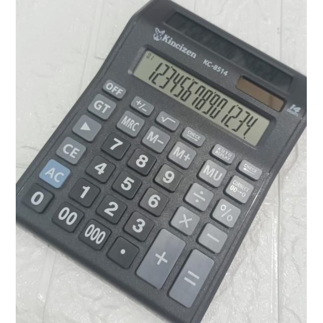 

Kalkulator Kc 8514 - Kalkulator 2 Layar - 14 Digit - Dual Lcd