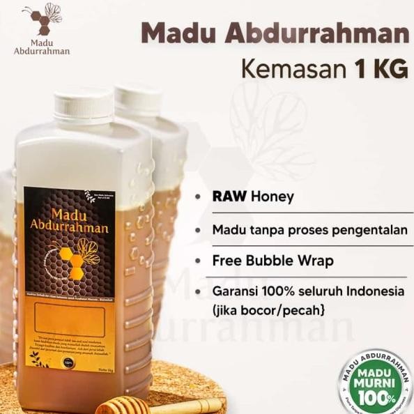 

Madu Abdurrahman 1 Kg - Madu Mentah Murni Bersanad - Raw Honey
