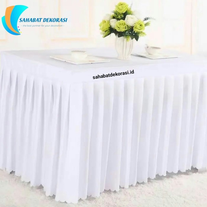 Galih Taplak Meja Wedding Prasmanan Pesta - Cover Meja Rempel