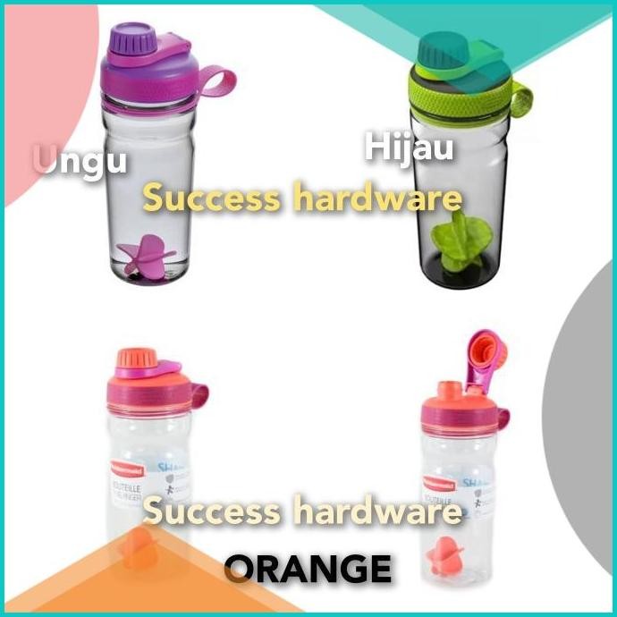 RUBBERMAID 600 ML SHAKER BOTOL MINUM - SHAKER 600ML CRAB KING 1896464