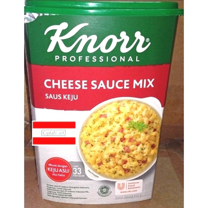 

Dijual!!! Knorr Cheese Sauce Mix Saus Keju 750 Gr