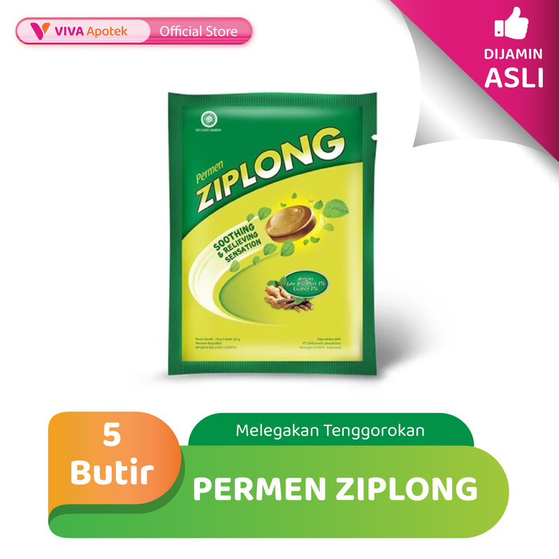 

Permen Ziplong untuk Melegakan Tenggorokan (Sachet 5 Butir)