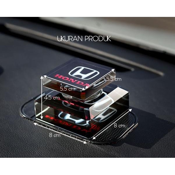 Rw087 Tempat Parfum Mobil Bahan Crystal Bisa Isi Ulang Cantik